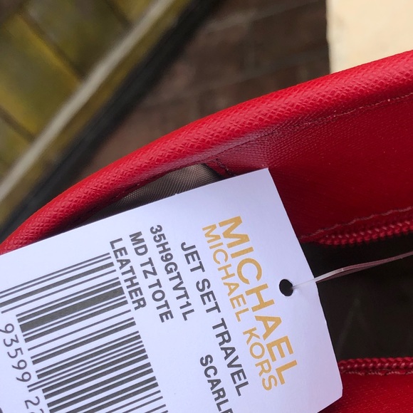 NWT Michael Kors MD TZ top zip tote handbag&wallet - Picture 3 of 8